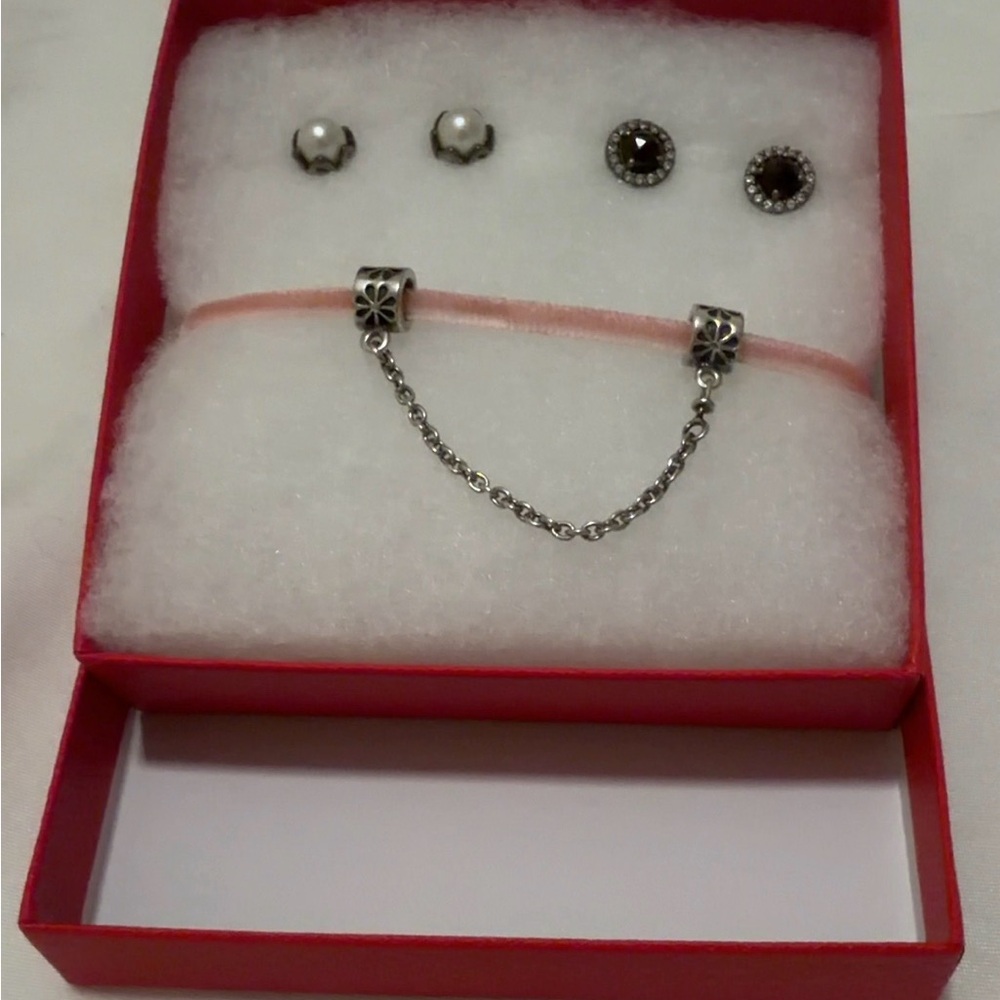 Pandora Elegant Silver Charm Bracelet Set - Picture 2 of 8